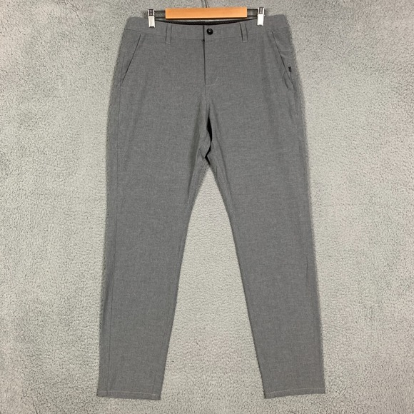 Vuori Other - Vuori Aim Pants Mens Actual 36 x 31 Gray Stretch Athletic Slim Casual Commute